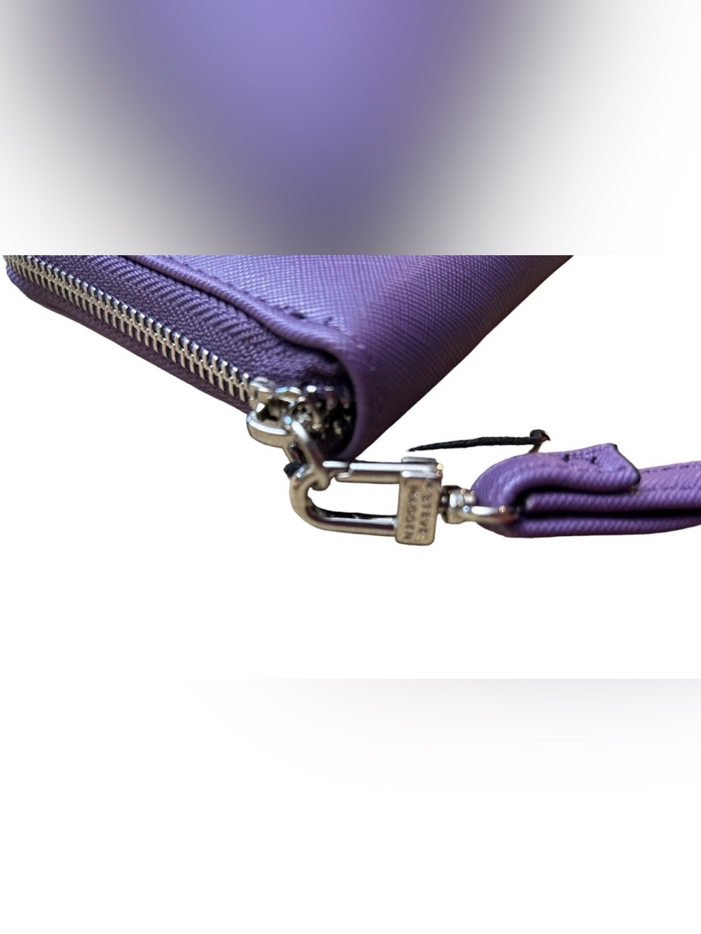 Steve Madden Purple Zip-Around Wristlet with Detachable Strap - Picture 2 of 6